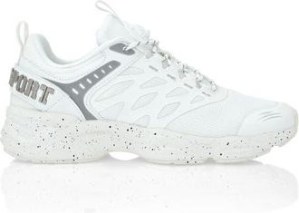 Plein Sport Runner Reflective Scratch Unisex in White at Nordstrom, Size 36