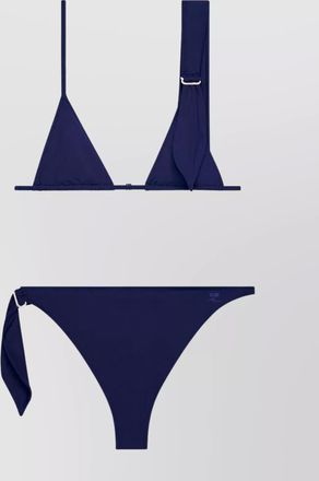 Courrèges scarf bikini with triangle top and adjustable spaghetti straps