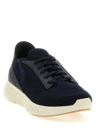 HUGO BOSS Knit Slip-On Sneakers - Black