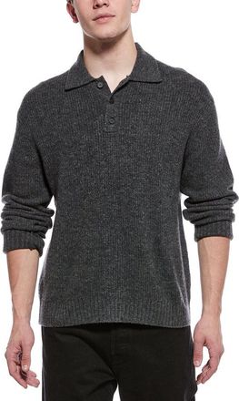Theory Wool & Cashmere-Blend Polo Shirt