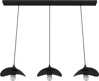 Lumicom Piuma Lampara De Techo Lineal 3 Luces Monocolor Brillo