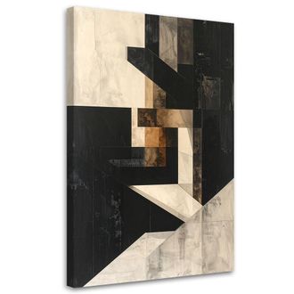 Feeby Cuadro Sobre Lienzo, Abstracci&oacute;n Glamurosa, 80x120