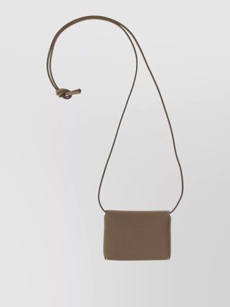 Tory Burch leather lanyard card holder