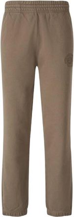 Burberry Logo Embroidered Cotton Trousers, Size X-Large