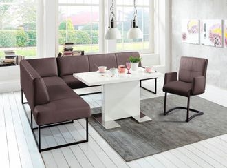 Exxpo Sofa Fashion Eckbank »Affogato, hoher Sitzkomfort, bequem« Frei im Raum stellbar