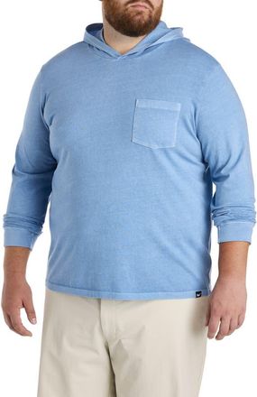 Vineyard Vines Big & Tall Surf Hoodie Long-Sleeve T-Shirt in Coastline at Nordstrom, Size 2X Big