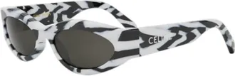 Celine Ladies Black Cat Eye Sunglasses CL40288I 04A