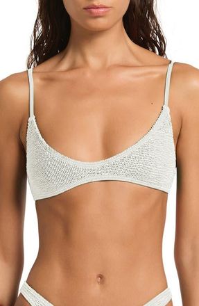 Bond-Eye Edwards Crop Bikini Top in Coconut at Nordstrom