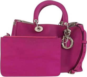 Dior Pre-owned Handbags, female, Purple, Size: ONE SIZE Pre-owned Vintage Hand Bag