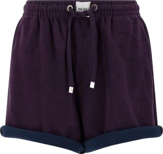 The Attico Double American Fleece Shorts - Dames - Korte Broeken - Paars - 2XS - Korte Broeken
