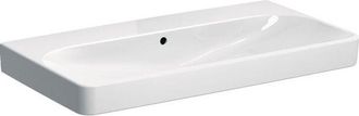 Keramag Keramag - Geberit Smyle Lavabo cuadrado 500250, 90x48cm, sin agujero para