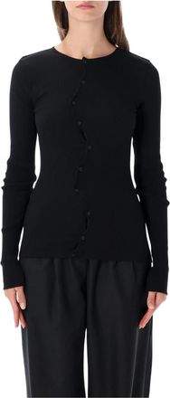 OperaSPORT Claire Seamless Top - Dames - Vesten - Zwart - M - Katoen - Truien & Vesten