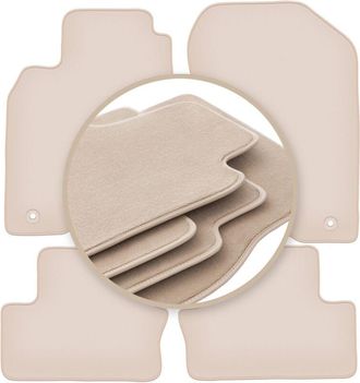 OEM Alfombrillas Beige Premium Para Honda Insight Ii Hatchback 2009-2014