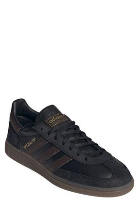 adidas Gender Inclusive Handball Spezial Sneaker in Core Black/Dark Brown/Gum5 at Nordstrom, Size 8.5 Womens