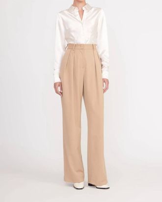 Staud Luisa Pant In Camel