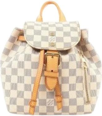 Louis Vuitton Pre-owned Backpacks, female, Beige, Size: ONE SIZE Pre-owned Sperone BB Backpack