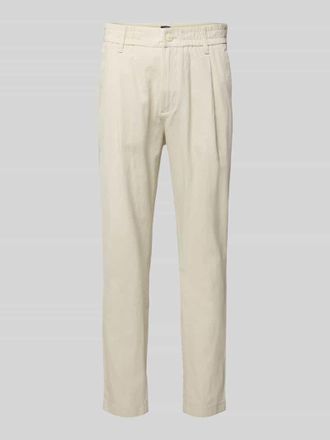 Mc Neal Leinenhose aus Leinen-Mix in Offwhite Melange, Gr&ouml;&szlig;e L