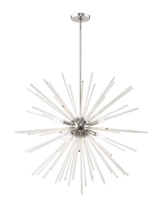 Livex Lighting Livex Utopia 8 Lt Polished Chrome Pendant Chandelier