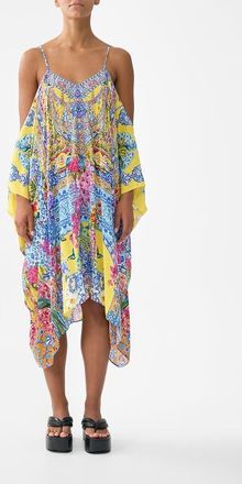 Camilla Short Drop Shoulder Strap Kaftan in Sultanahmet Summer at Nordstrom, Size One Size Au