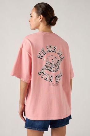 Levi's Graphic Short Stack Tee - Women - XL - Red / Coral Blush