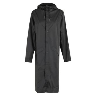 Rains Dames, Mantels, Zwart, Maat: XS