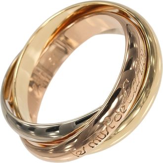 Cartier Trinity Yellow Gold (18K) Pink Gold (18K) White Gold (18K) Band Ring (Pre-Owned)