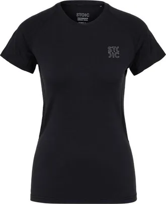 Stoic MerinoMesh150 SadjemSt. S/S Merinoshirt f&uuml;r Damen | schwarz