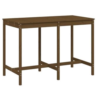 Berkfield Home Garden Table Honey Brown 159.5x82.5x110 cm Solid Wood Pine
