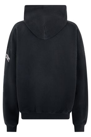 Represent Mens Hoodie Legacy Crest Black Cotton Jumpers Sweater
