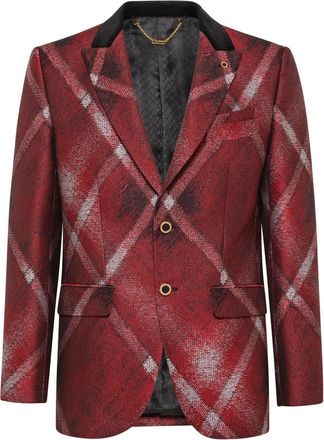 Billionaire Boys Club Twee-Knoop Avondjas - Heren - Blazers - Bruin - XL - Leer - Jassen
