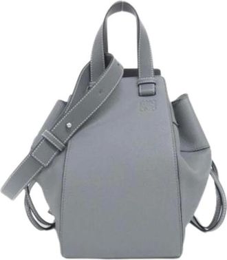 Loewe Pre-owned Handbags, female, Gray, Size: ONE SIZE Pre-owned Shoulder Bag