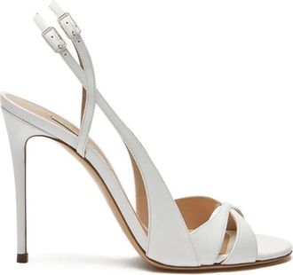 Casadei Julia Jolly Tiffany Patent Leather Sandals T. 100