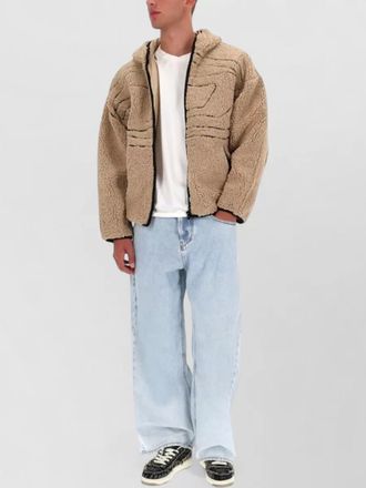 Diesel hooded sweatshirt s zat textured design