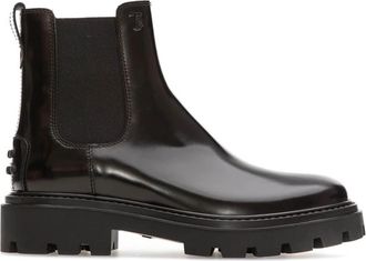 Tod's Stijlvolle Enkellaarzen - Heren - Chelseaboots - Zwart - 44 EU - Schoenen