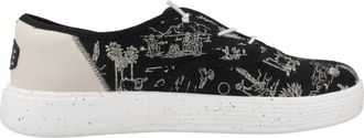 Hey Dude Woestijn Sneakers voor Stijlvol Comfort - Heren - Sneakers - Zwart - 41 EU - Schoenen
