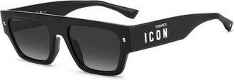 Dsquared2 Icon 0031/S Zonnebril - Heren - Zonnebrillen - Zwart - 55 MM - Accessoires