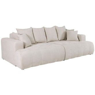 Vente-Unique Vente-unique - Divano 4 posti seduta comoda e profonda in Tessuto testurizzato Beige - motino
