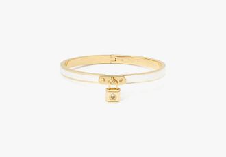 Kate Spade New York Lock And Spade Charm Bangle