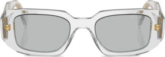 Prada Prada PR 17WS oval frame sunglasses - unisex - Acetate - 49 - Grey