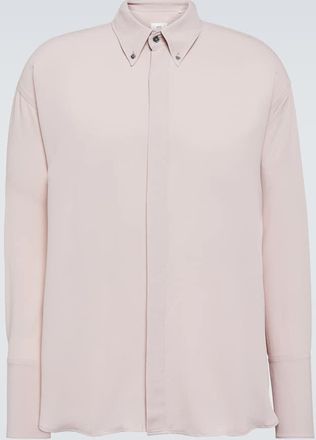 Ami Acetate and silk shirt