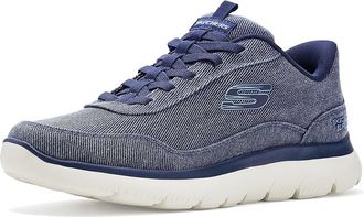 Skechers Summits Canvas Hands Free Slip-In Mens Shoes Navy : 10.5 D - Medium