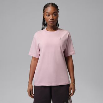 Nike Jordan Womens Jordan Essentials Top in Pink | FN4500-676