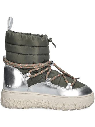 INUIKII Technical Performance gewatteerde veterlaarzen - Groen