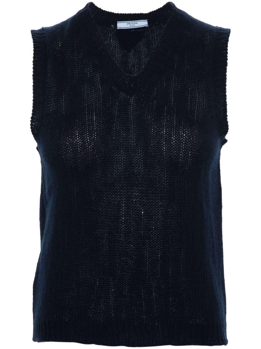 ベスト・ジレ Prada Navy Blue Wool Vest Blue Prada Vests: Shop up to −42% | Stylight