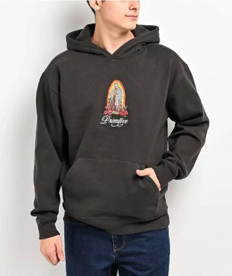 Primitive Mary Embroidered Heavy Weight Hoodie In Black
