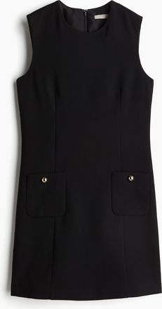 H&M Kleid mit Vordertaschen - Schwarz