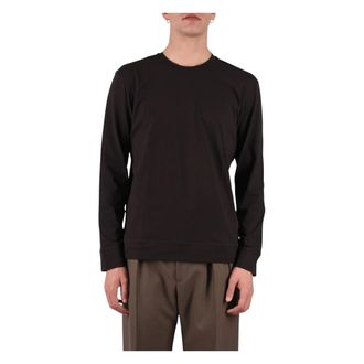 Paolo Pecora Maglia Girocollo - Heren - Tops - Bruin - Maat: L Wol