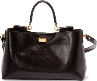 Dolce & Gabbana Handbags, female, Brown, Size: ONE SIZE Vittoria Handbag