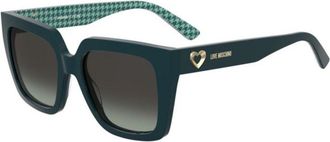 Love Moschino MOL099/S 6HO/IB Womens Sunglasses Green Size 53