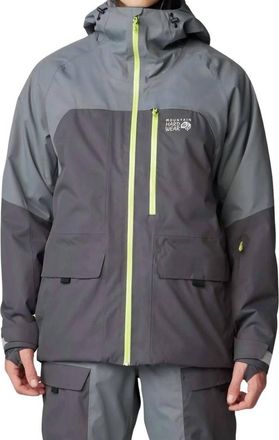 Mountain Hardwear Fierfall Insulated Winter Jacket In Volcanic/foil